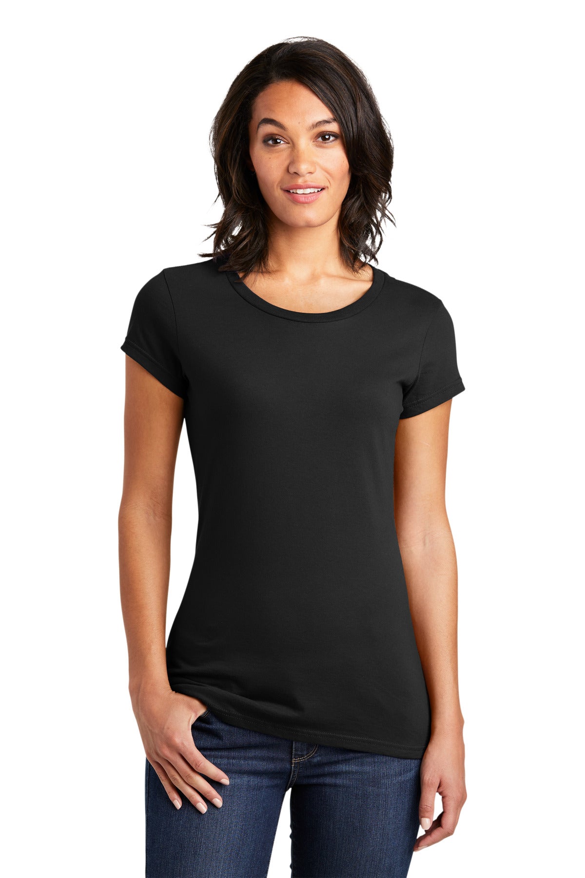 District ® Women's Fitted Very Important Tee ® . DT6001