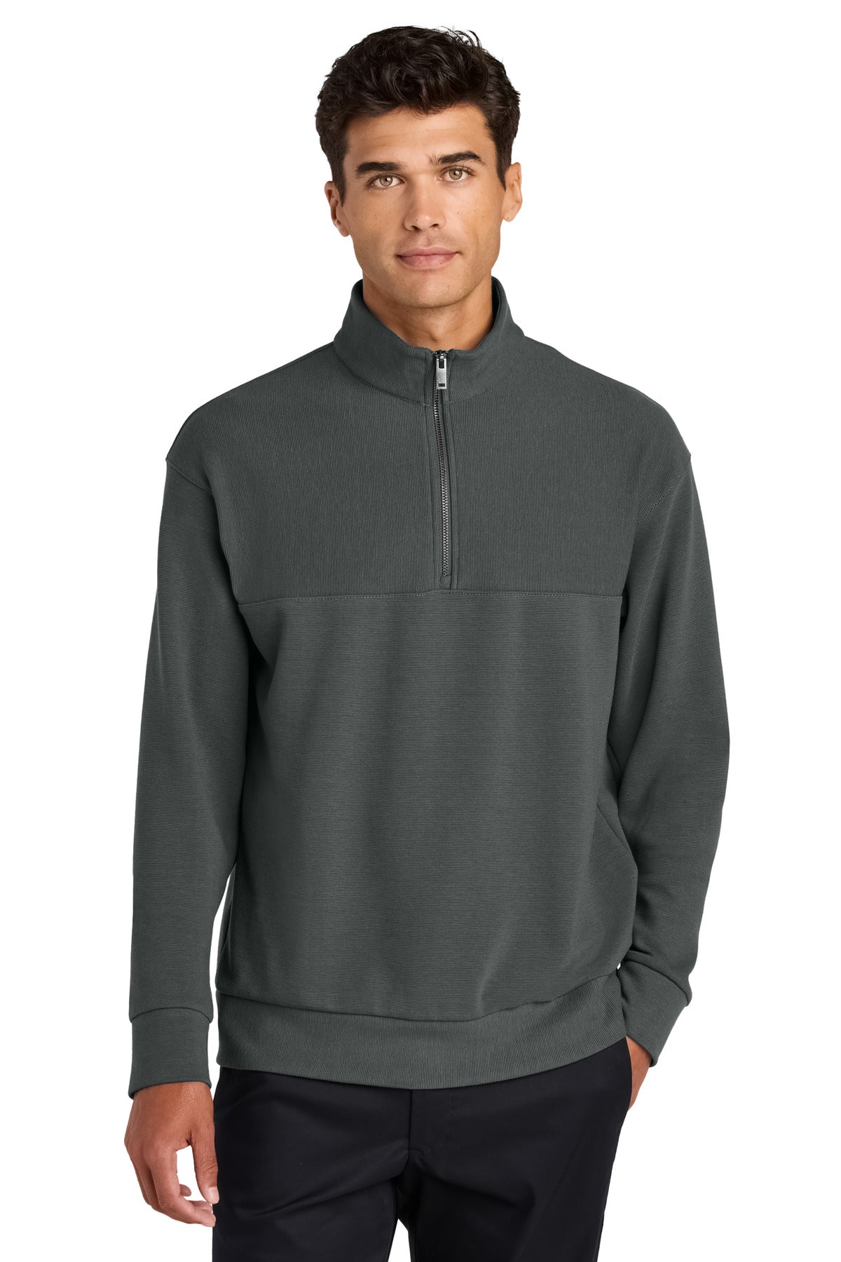 Mercer+Mettle ® Linear Texture 1/4-Zip MM3040