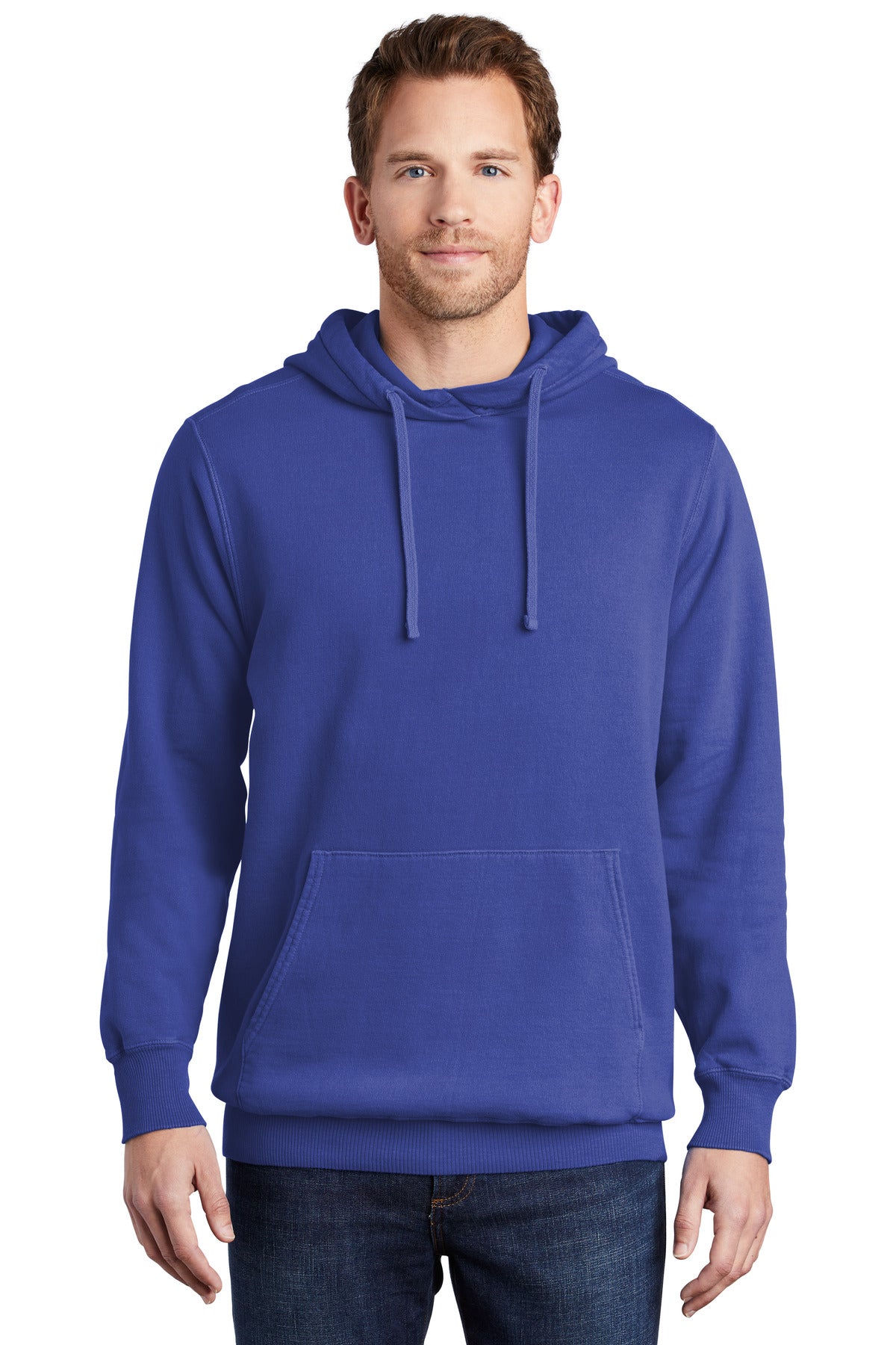 Port & Company ® Beach Wash ® Garment-Dyed Pullover Hooded Sweatshirt. PC098H