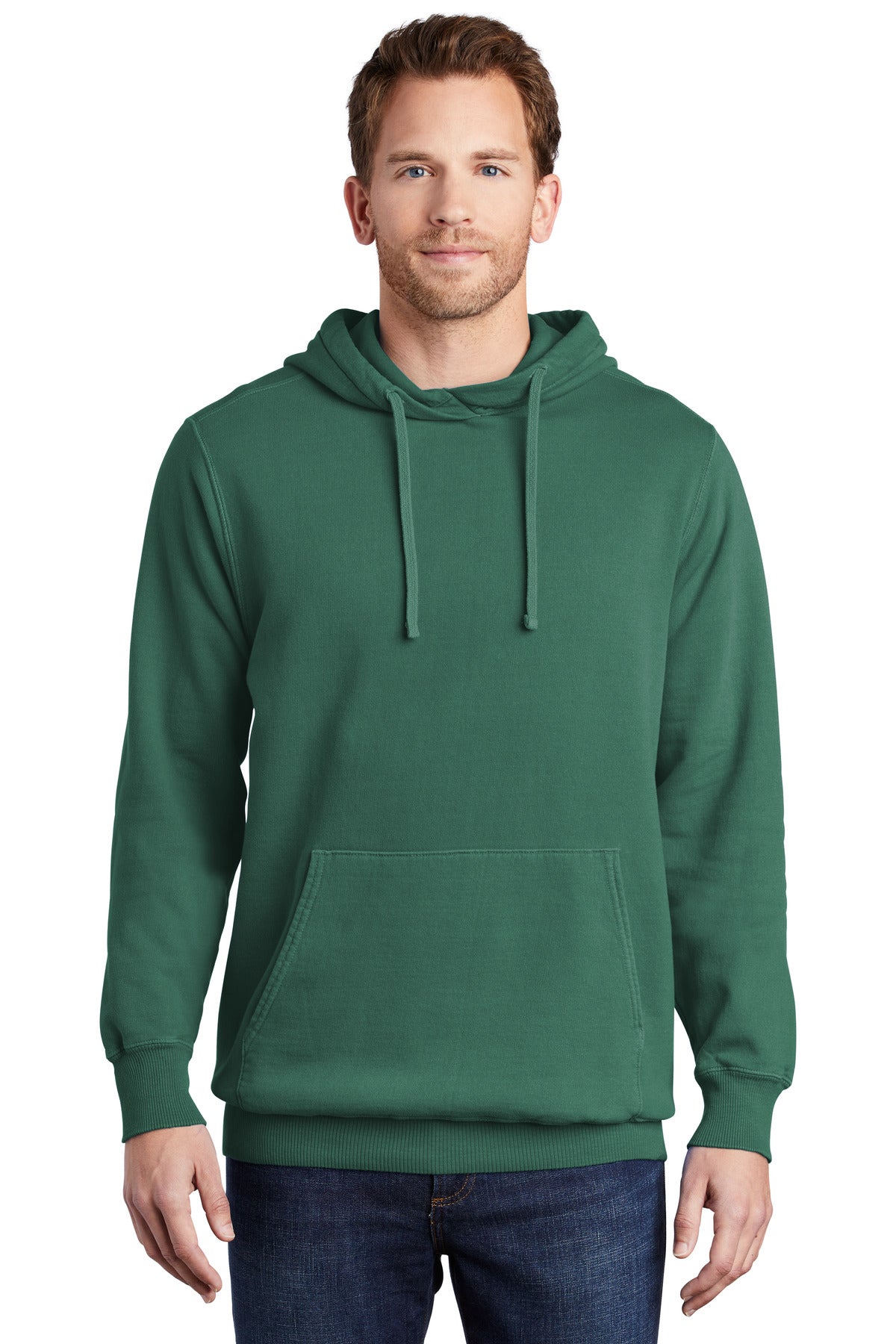 Port & Company ® Beach Wash ® Garment-Dyed Pullover Hooded Sweatshirt. PC098H