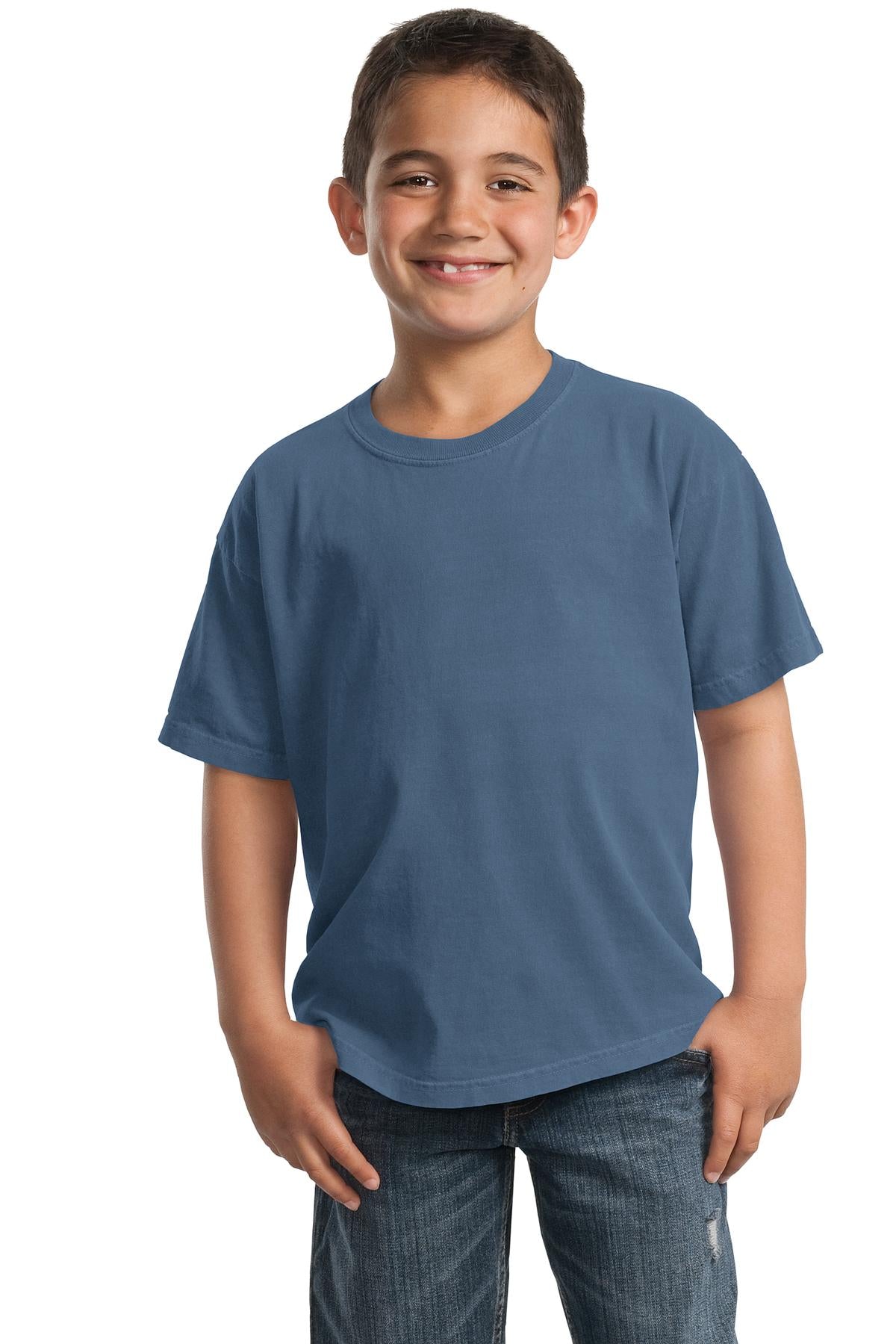 Port & Company ® Youth Beach Wash ® Garment-Dyed Tee. PC099Y