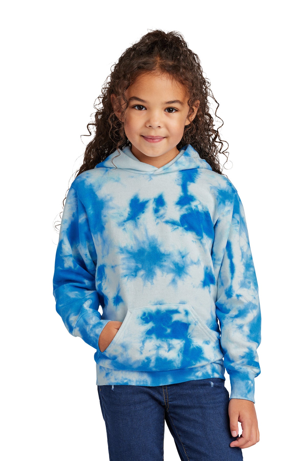 Port & Company ® Youth Crystal Tie-Dye Pullover Hoodie PC144Y