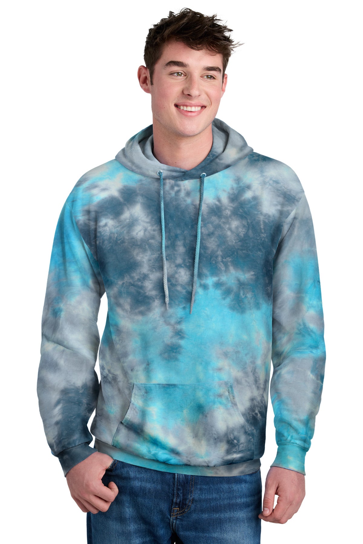 Port & Company ® Crystal Tie-Dye Pullover Hoodie PC144