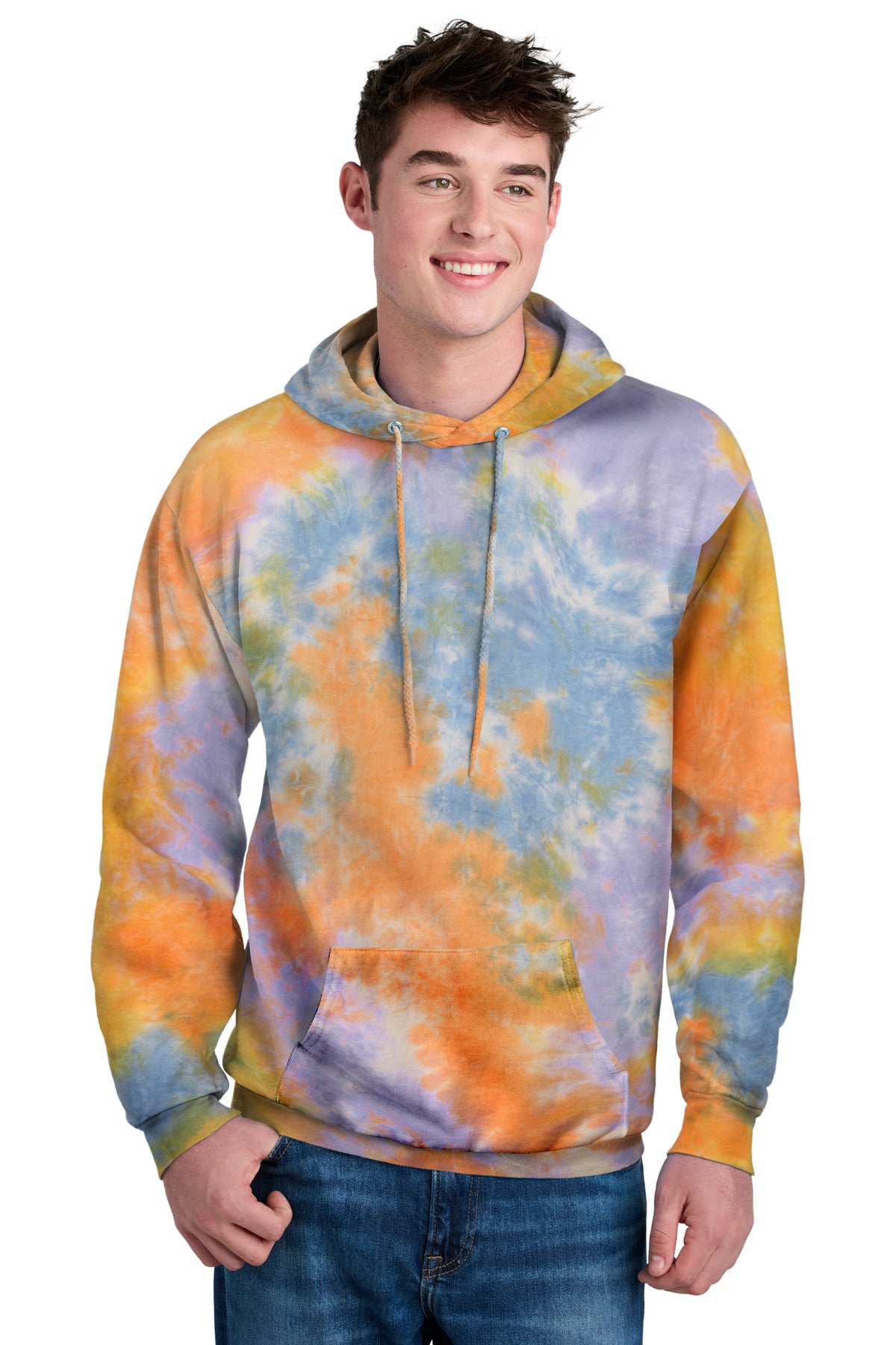 Port & Company ® Crystal Tie-Dye Pullover Hoodie PC144