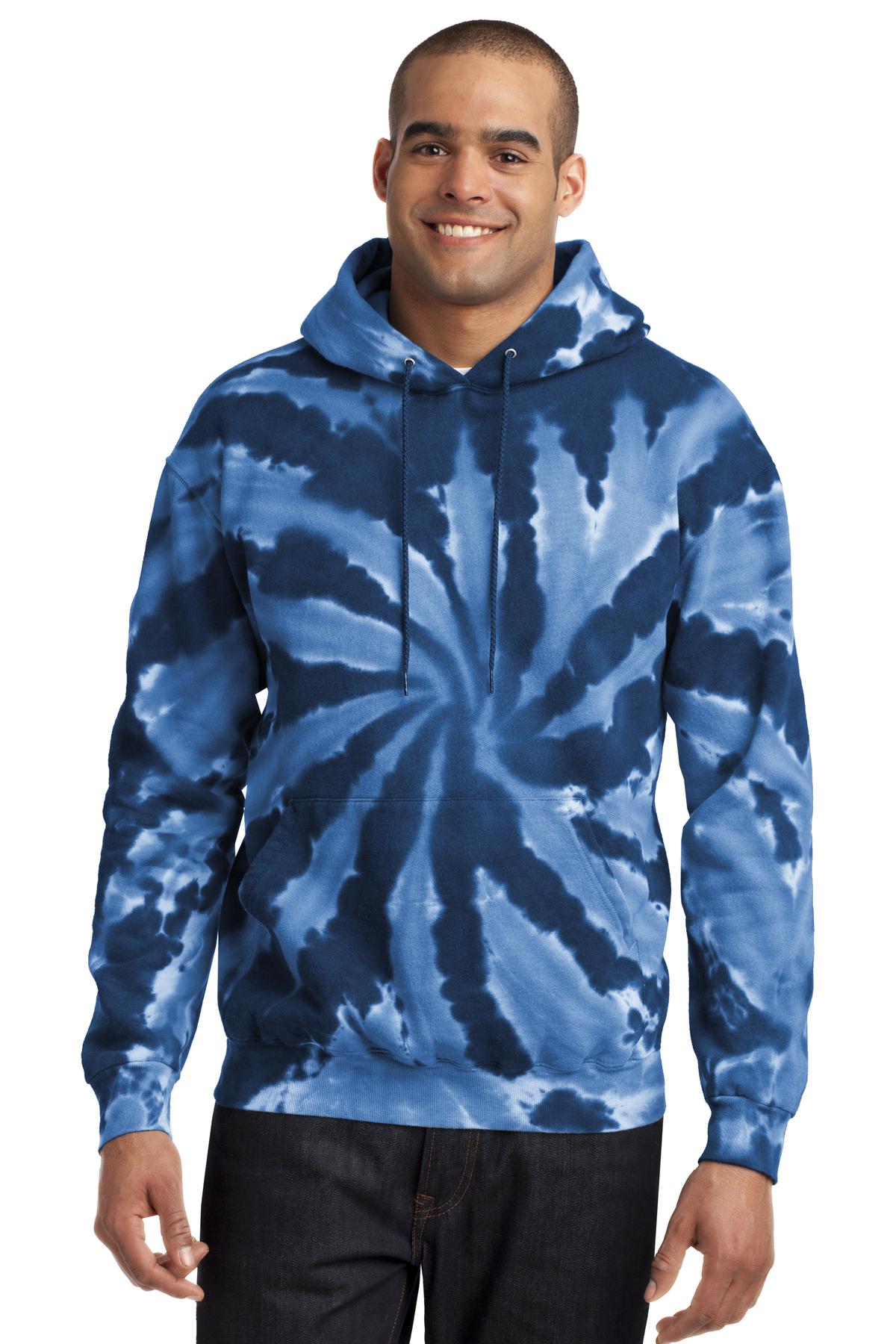 Port & Company ® Tie-Dye Pullover Hooded Sweatshirt. PC146