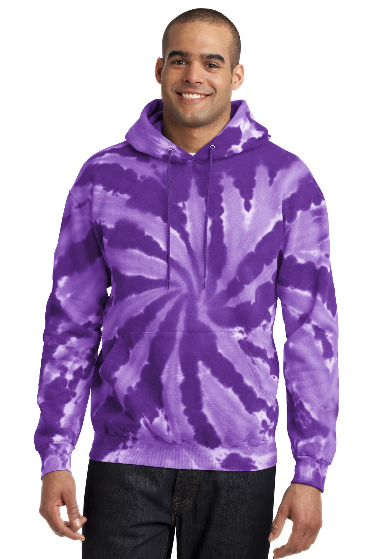 Port & Company ® Tie-Dye Pullover Hooded Sweatshirt. PC146