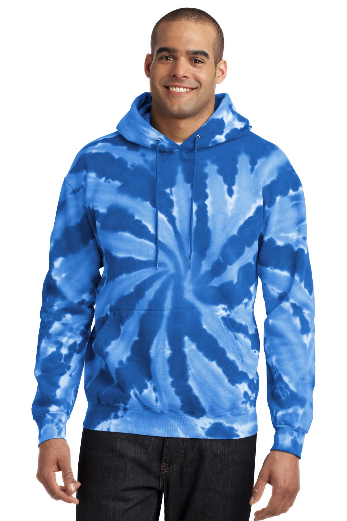 Port & Company ® Tie-Dye Pullover Hooded Sweatshirt. PC146