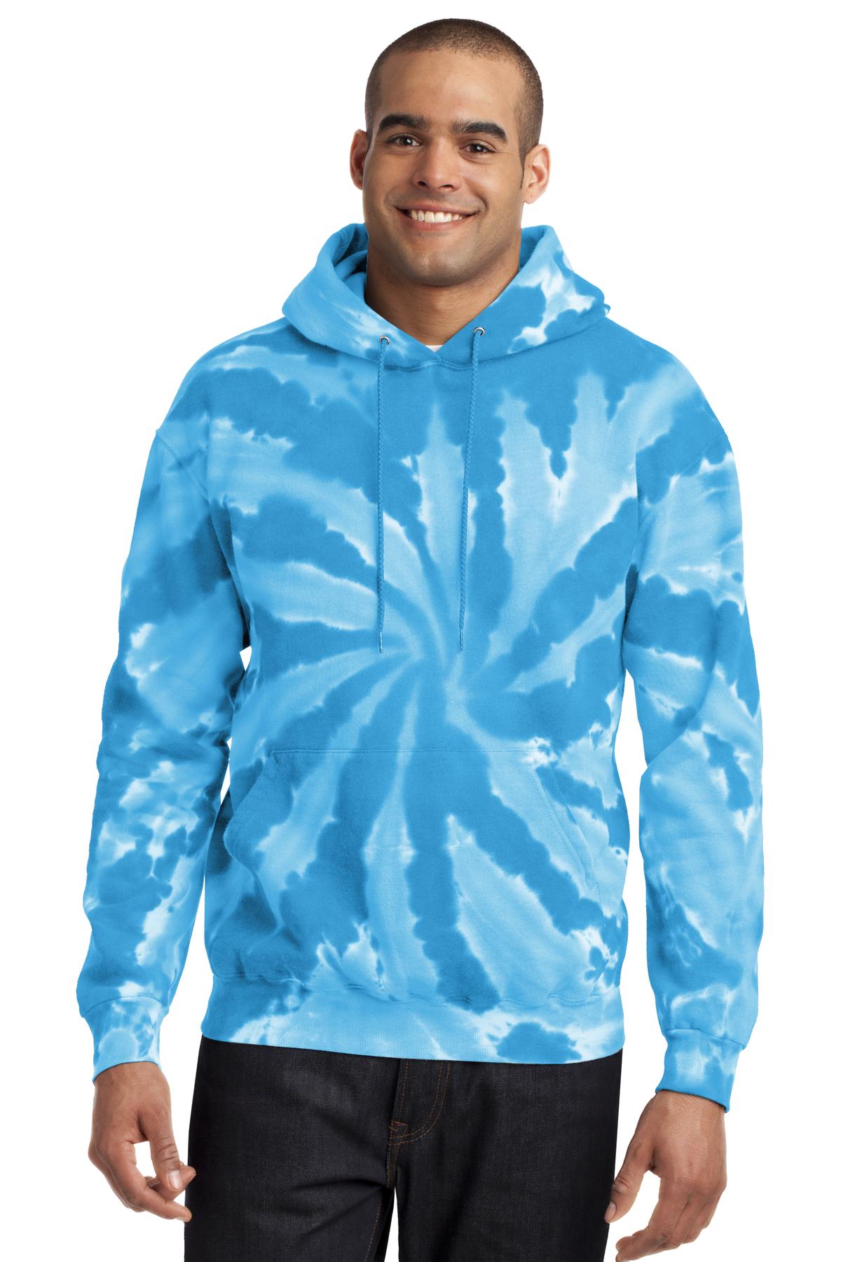 Port & Company ® Tie-Dye Pullover Hooded Sweatshirt. PC146