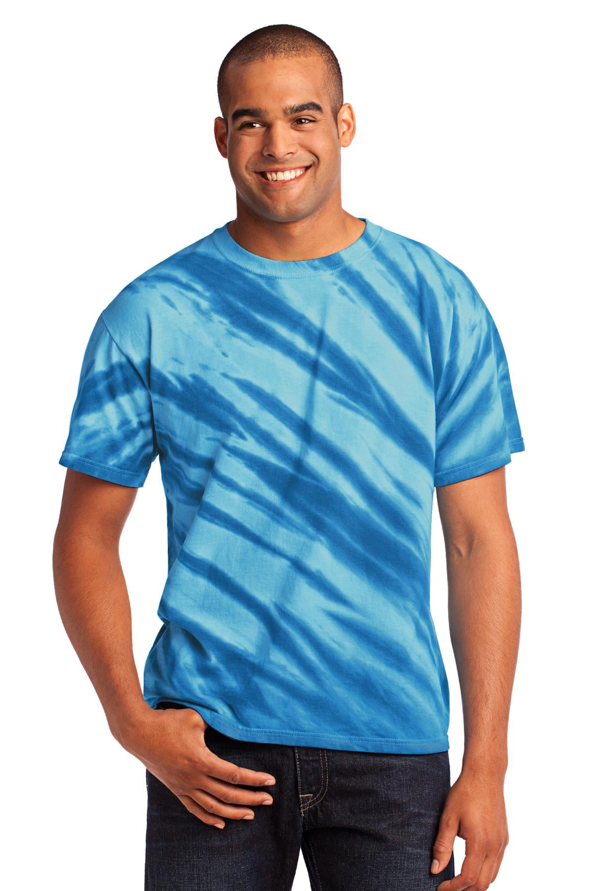 Port & Company ® - Tiger Stripe Tie-Dye Tee. PC148