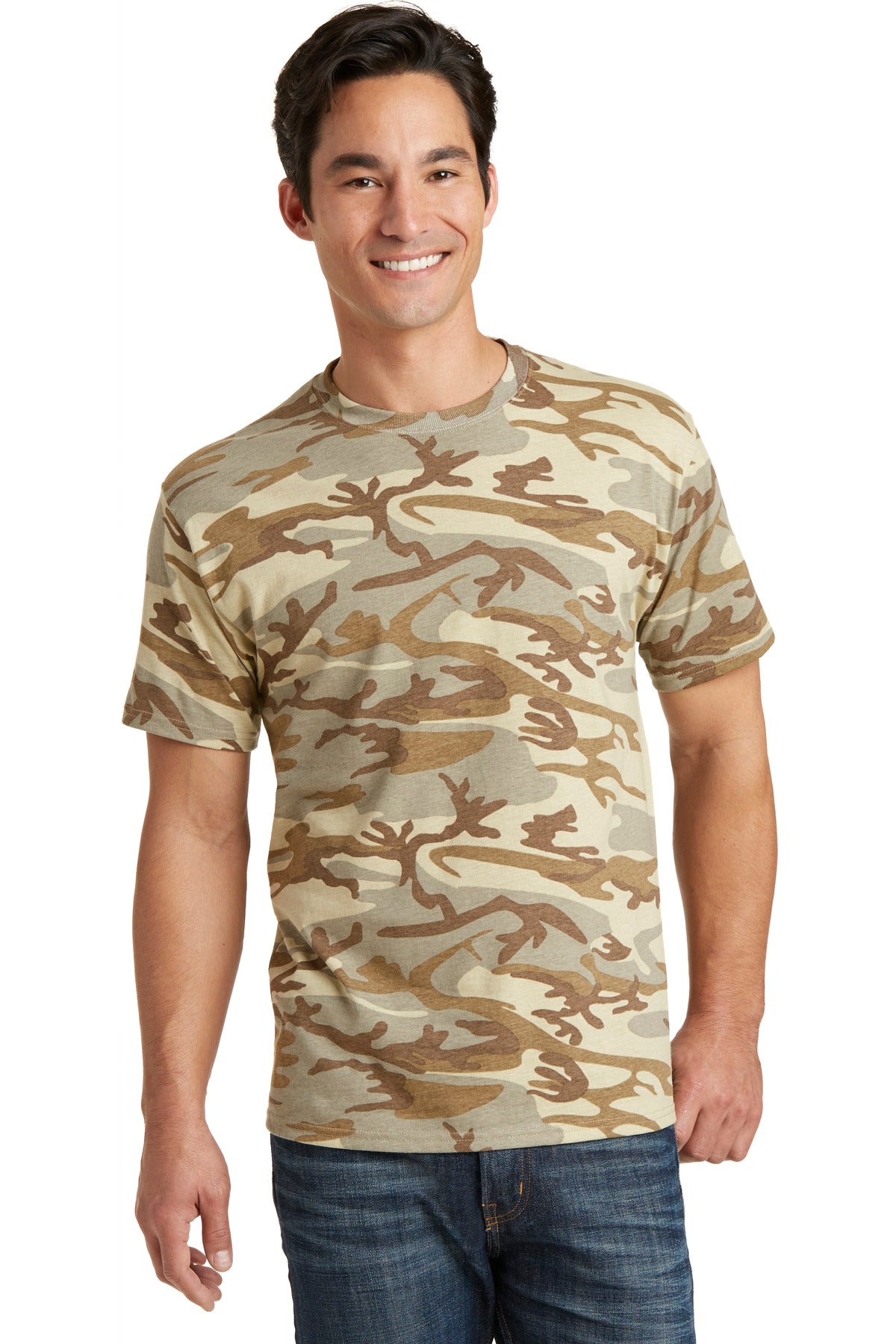 Port & Company ® Core Cotton Camo Tee. PC54C