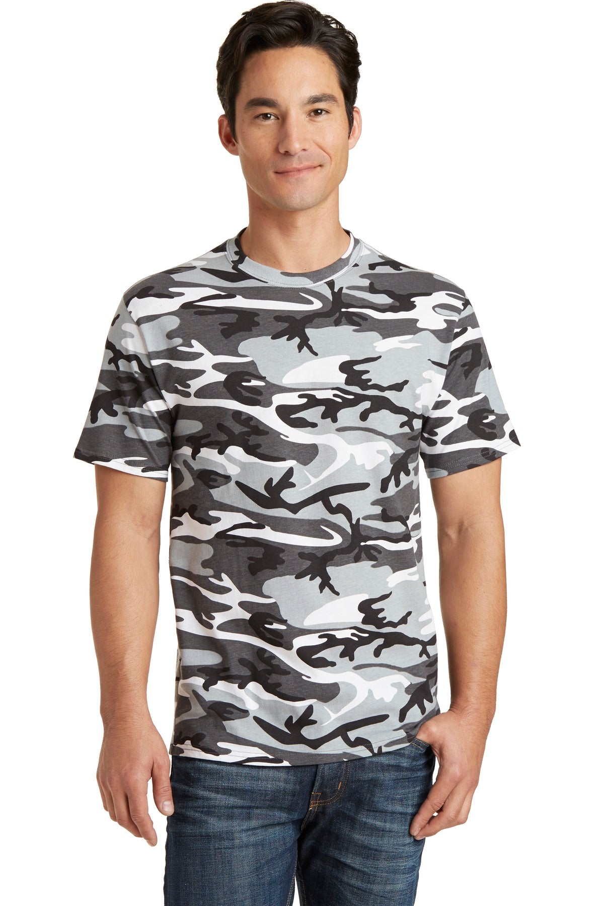 Port & Company ® Core Cotton Camo Tee. PC54C