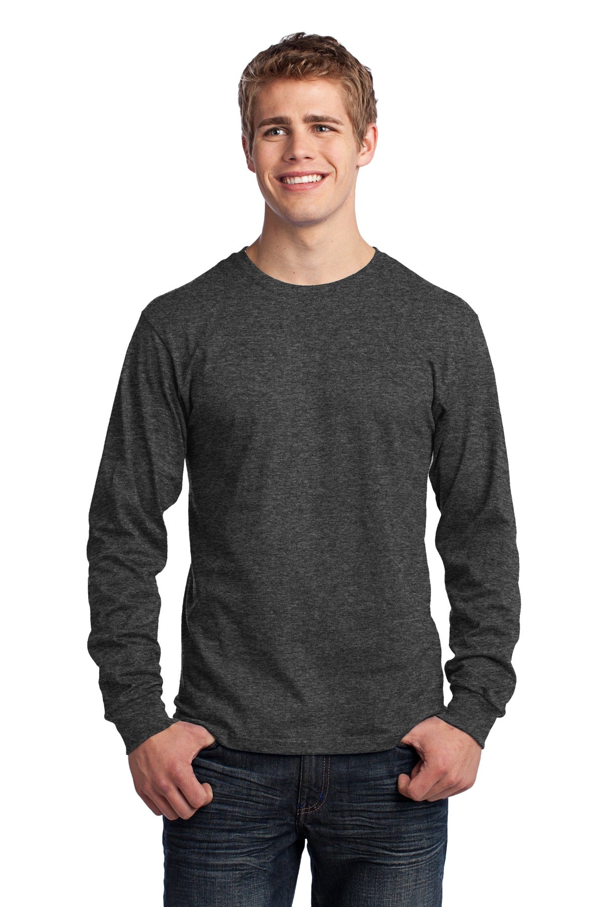 Port & Company ® - Long Sleeve Core Cotton Tee. PC54LS