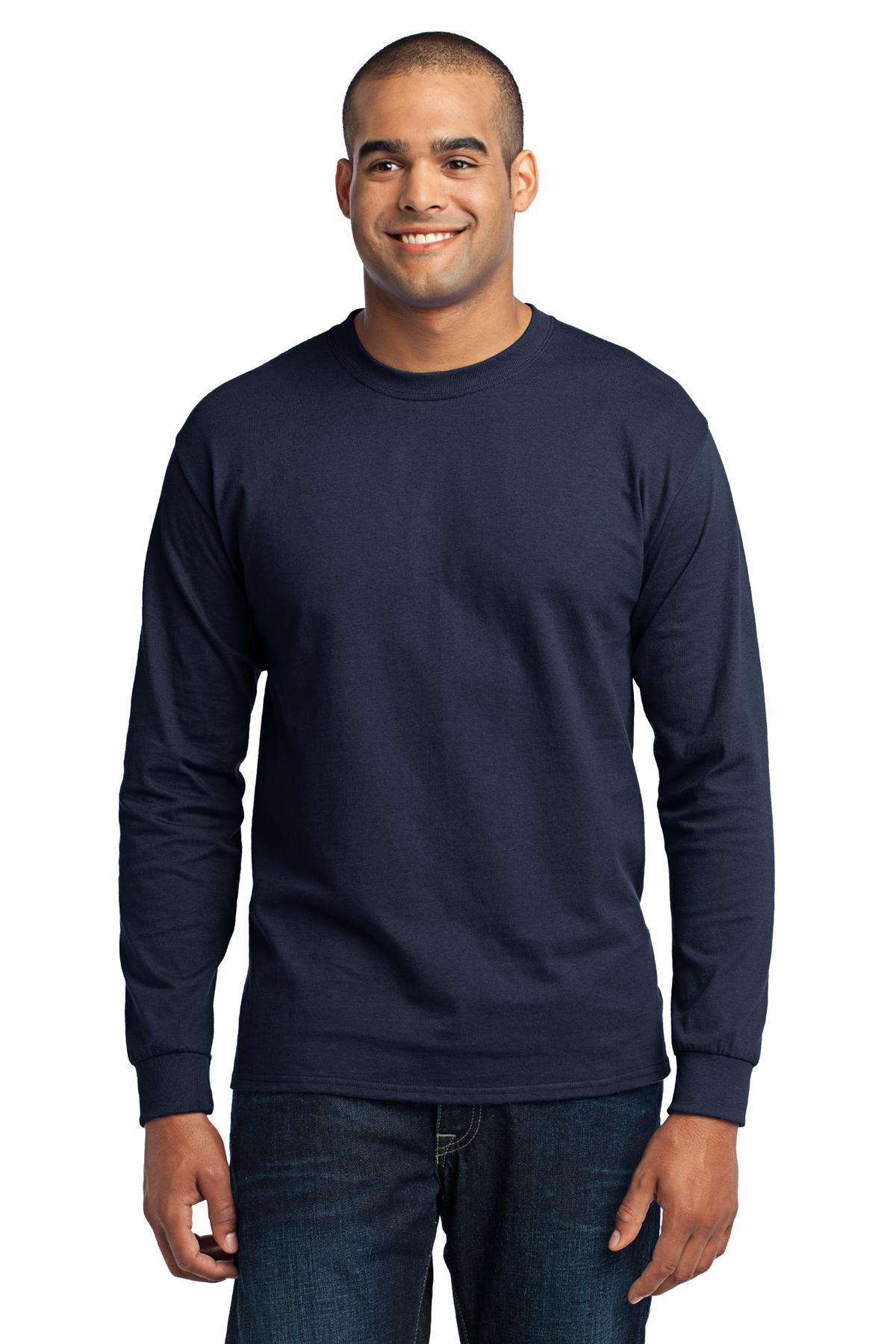 Port & Company ® Tall Long Sleeve Core Blend Tee. PC55LST