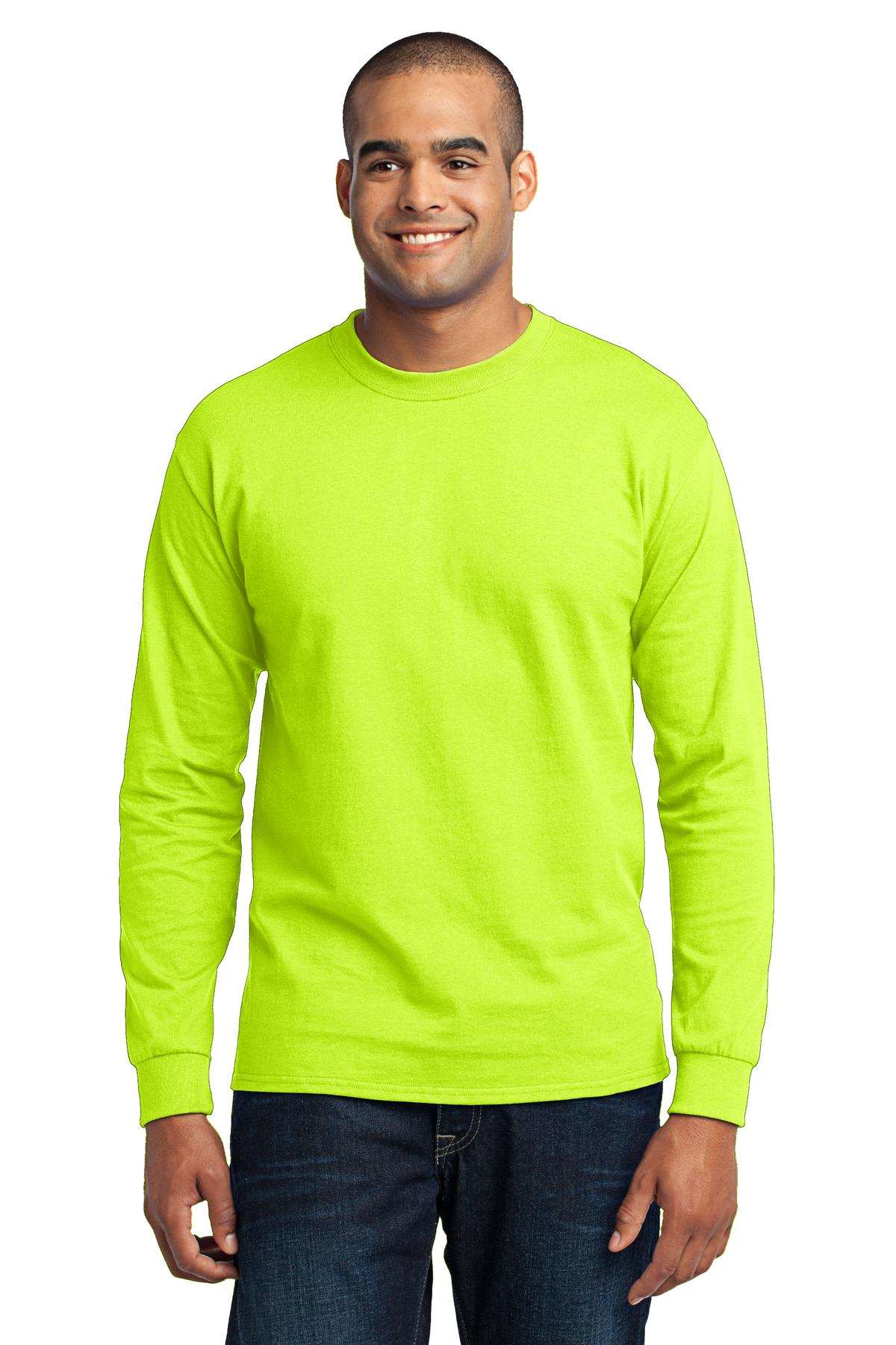 Port & Company ® Tall Long Sleeve Core Blend Tee. PC55LST