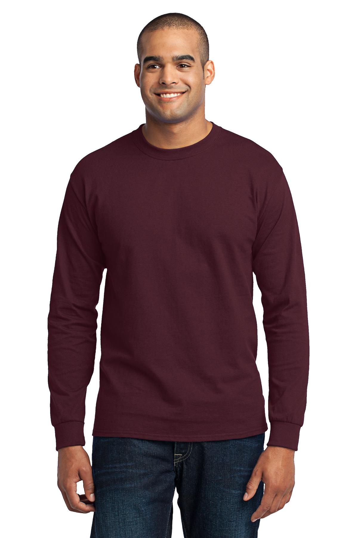 Port & Company ® Tall Long Sleeve Core Blend Tee. PC55LST
