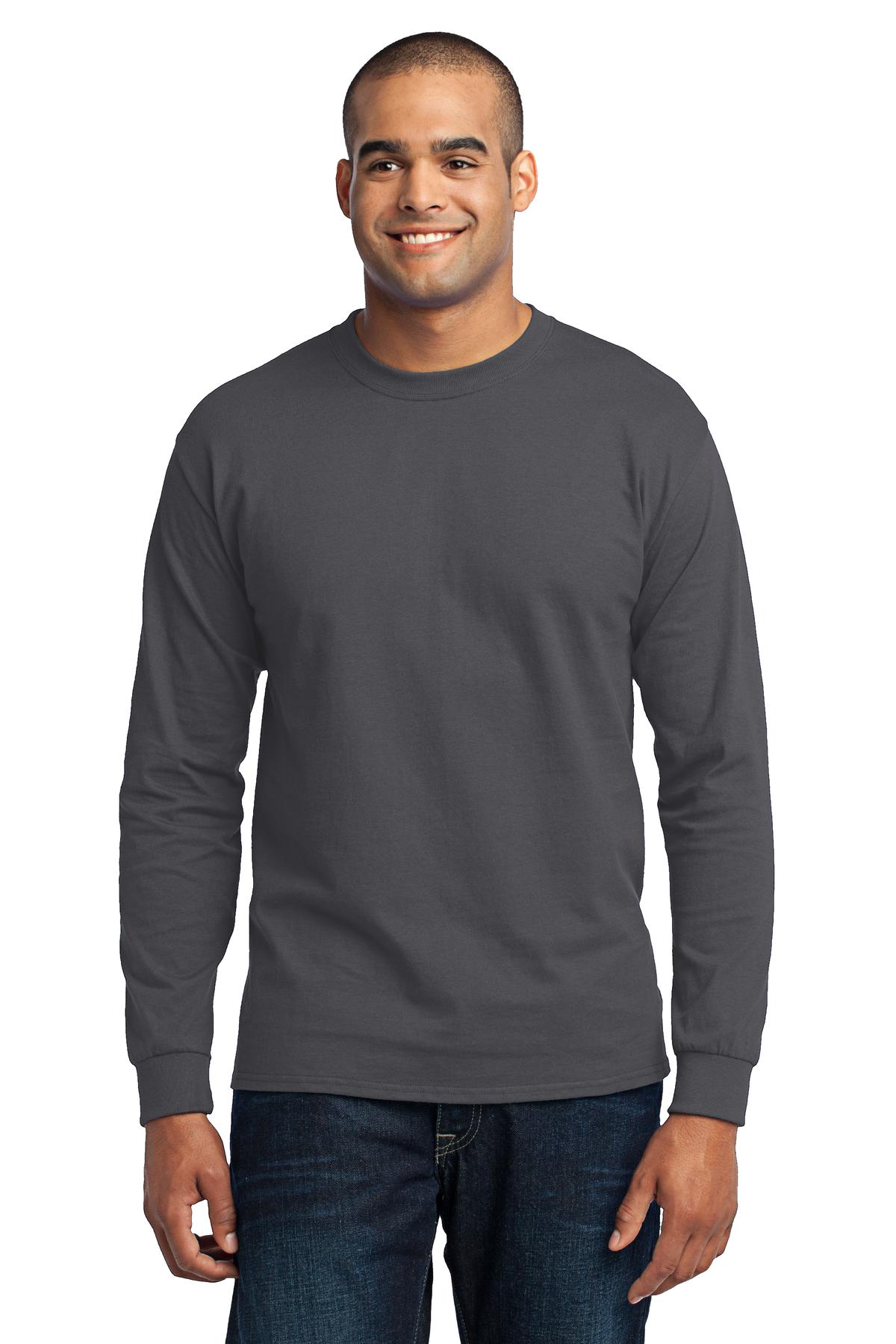 Port & Company ® Tall Long Sleeve Core Blend Tee. PC55LST