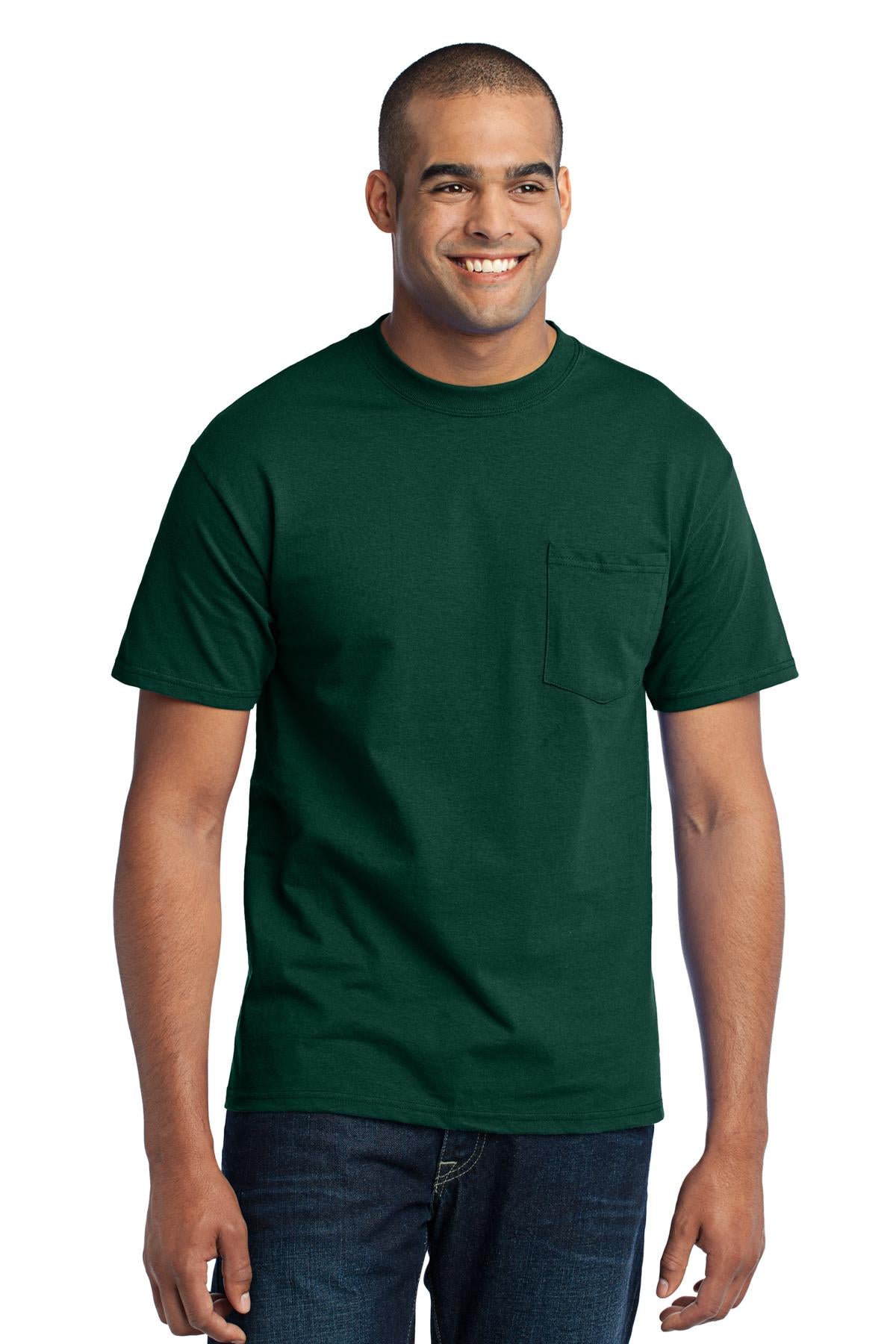Port & Company ® Tall Core Blend Pocket Tee. PC55PT