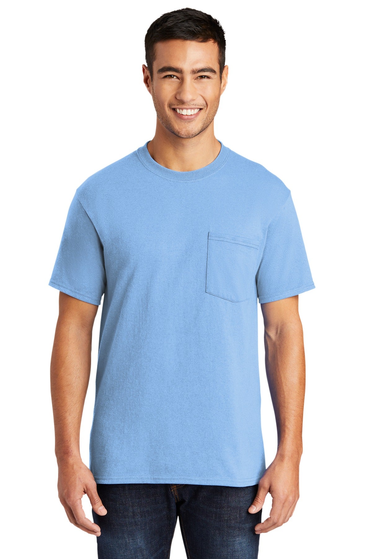 Port & Company ® Tall Core Blend Pocket Tee. PC55PT