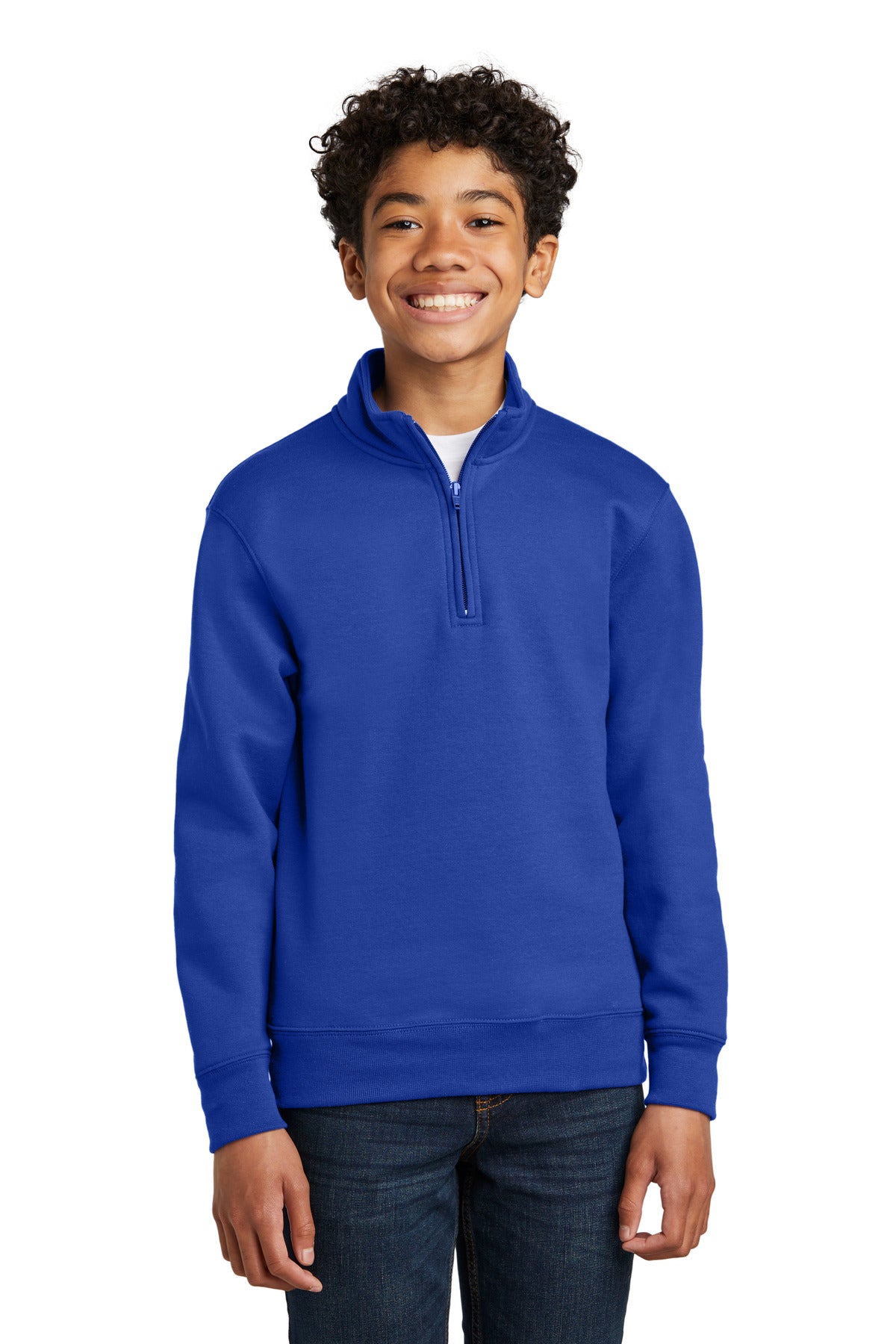 Port & Company ® Youth Core Fleece 1/4-Zip Pullover Sweatshirt PC78YQ