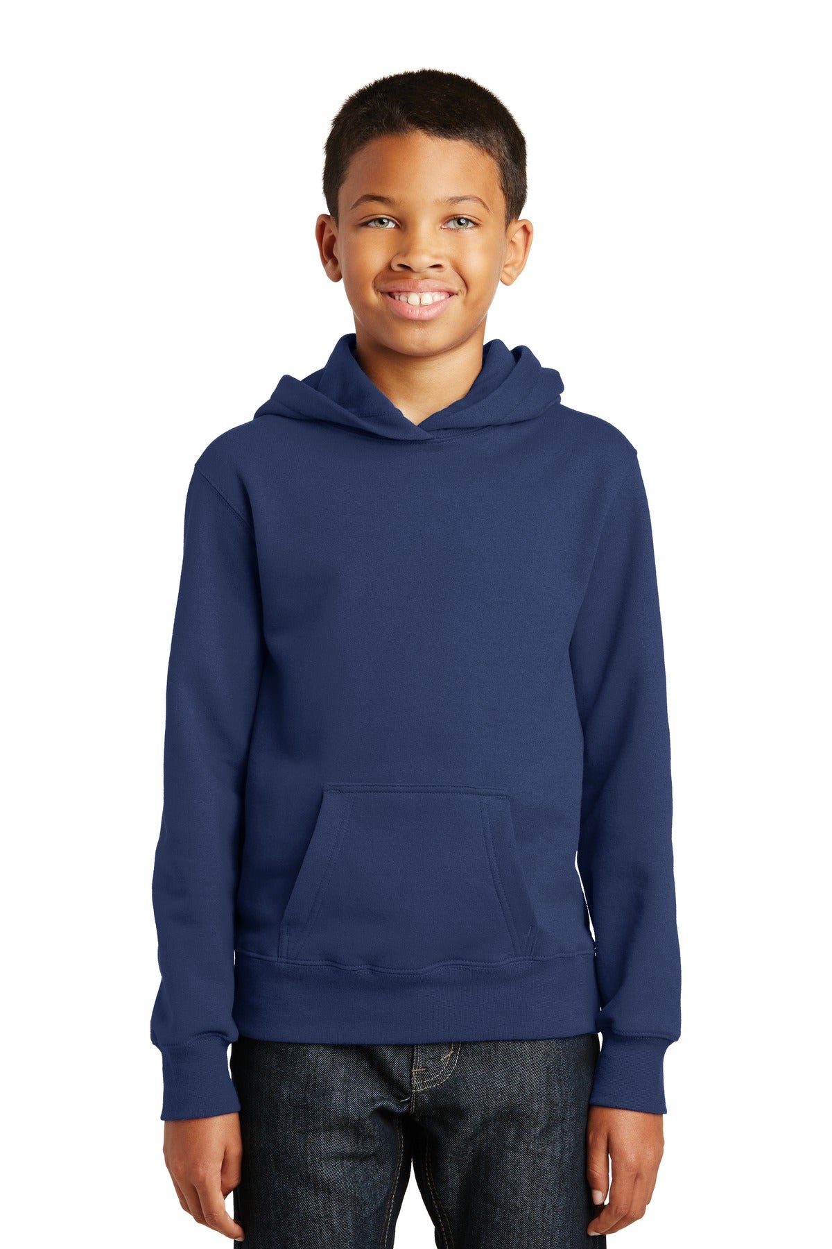Port & Company ® Youth Fan Favorite Fleece Pullover Hooded Sweatshirt. PC850YH