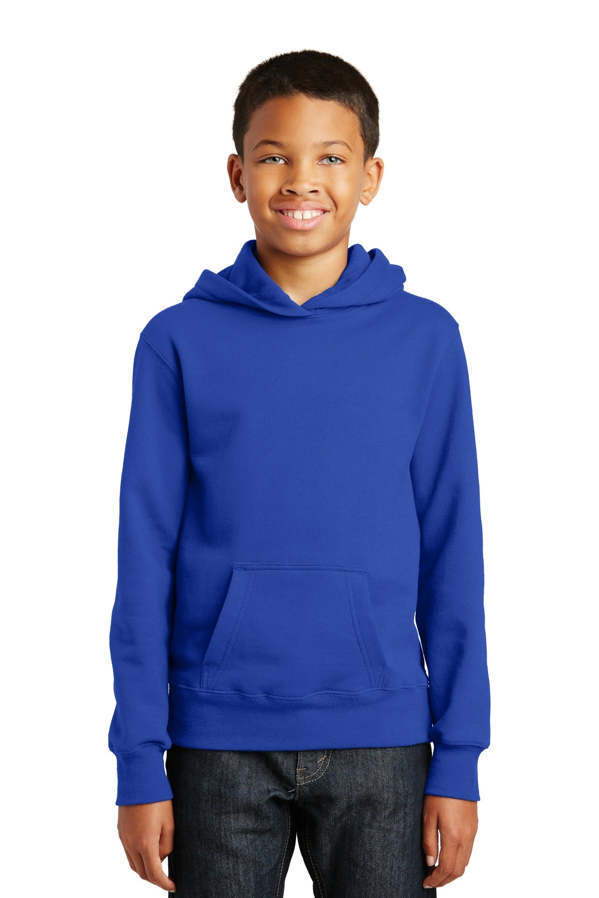 Port & Company ® Youth Fan Favorite Fleece Pullover Hooded Sweatshirt. PC850YH