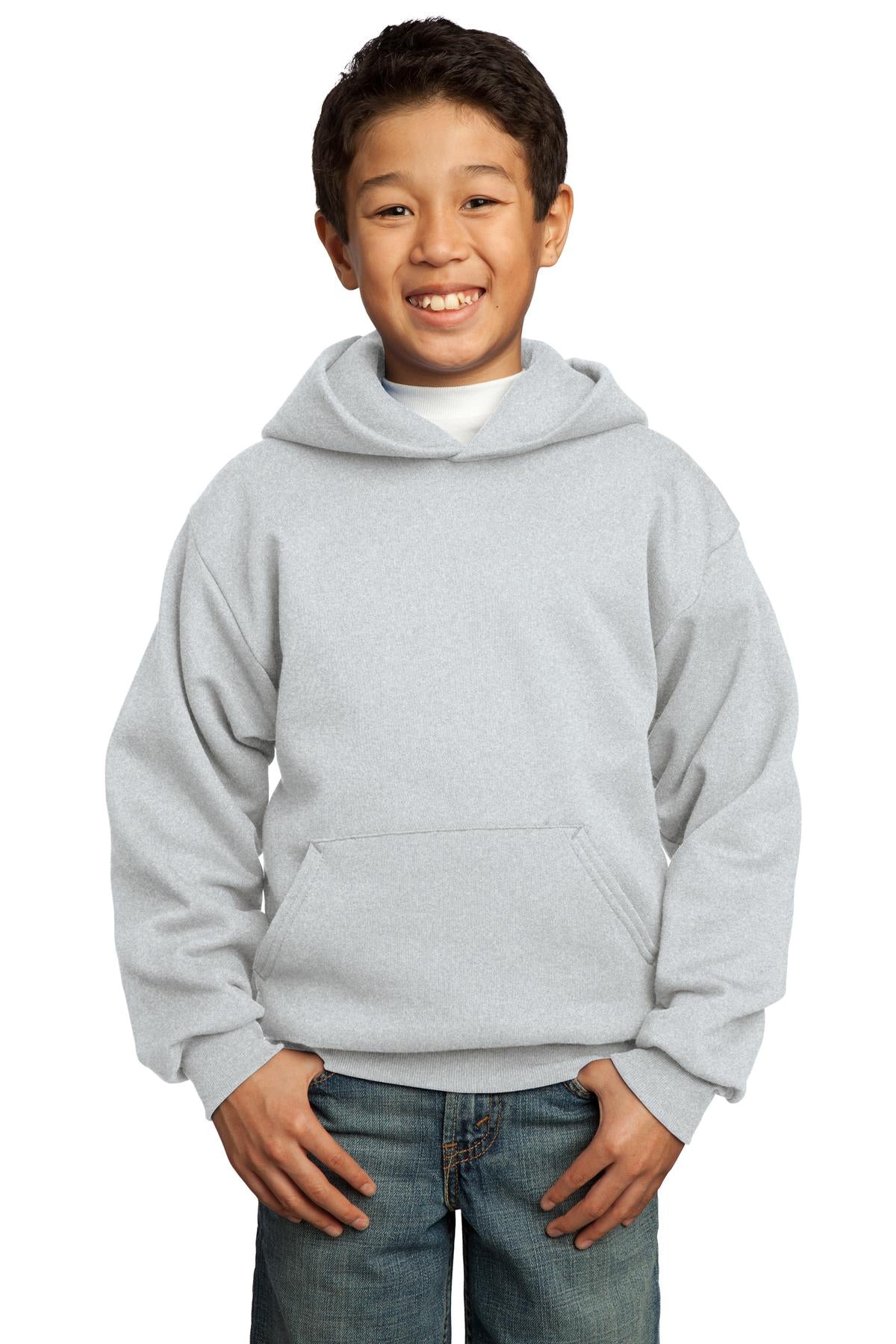 Port & Company ® - Youth Core Fleece Pullover Hooded Sweatshirt. PC90YH