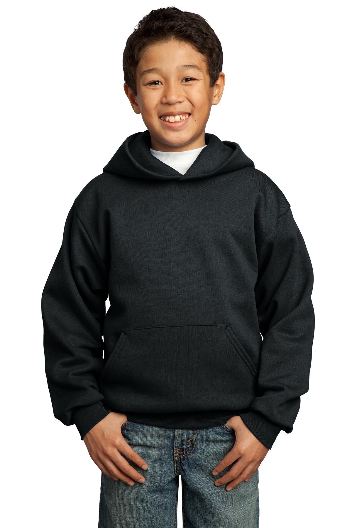 Port & Company ® - Youth Core Fleece Pullover Hooded Sweatshirt. PC90YH