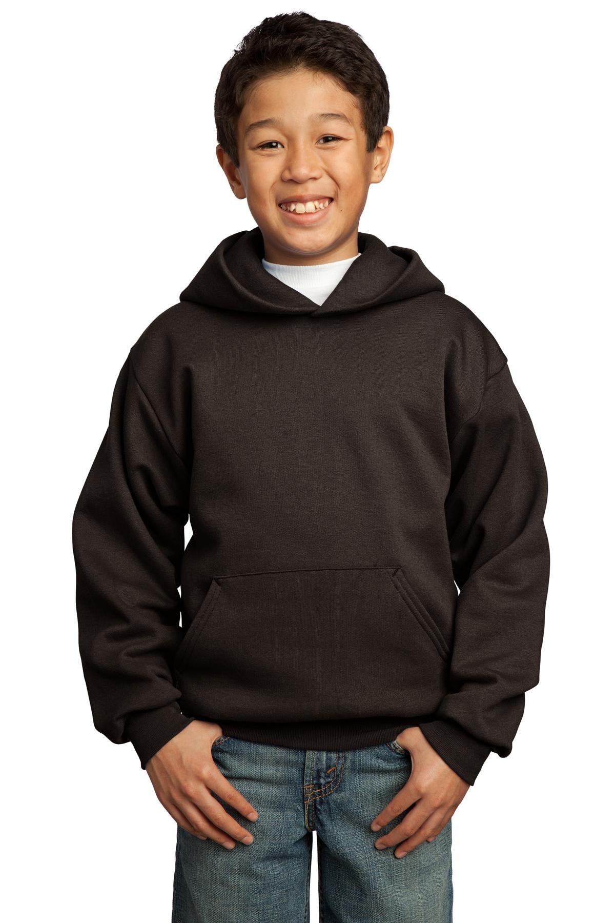 Port & Company ® - Youth Core Fleece Pullover Hooded Sweatshirt. PC90YH
