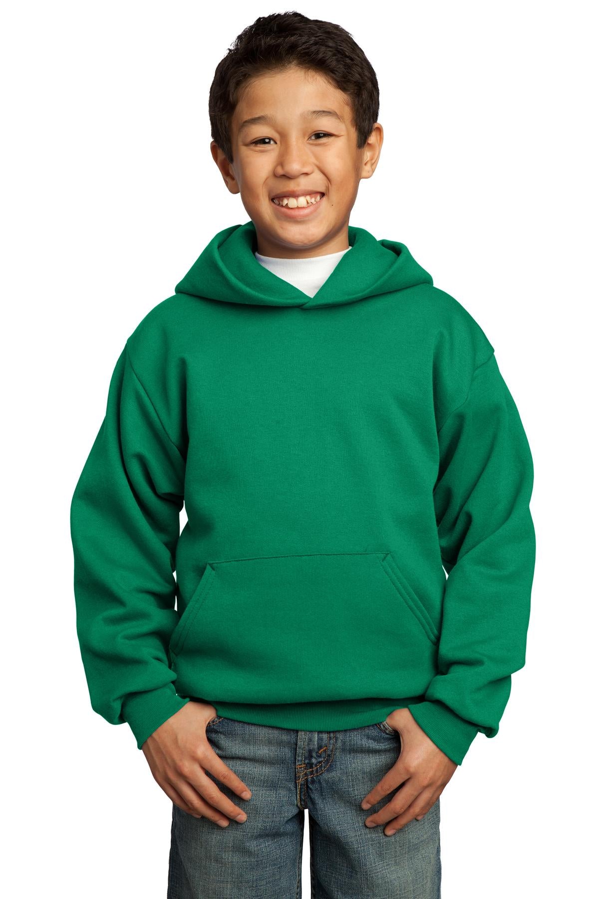 Port & Company ® - Youth Core Fleece Pullover Hooded Sweatshirt. PC90YH
