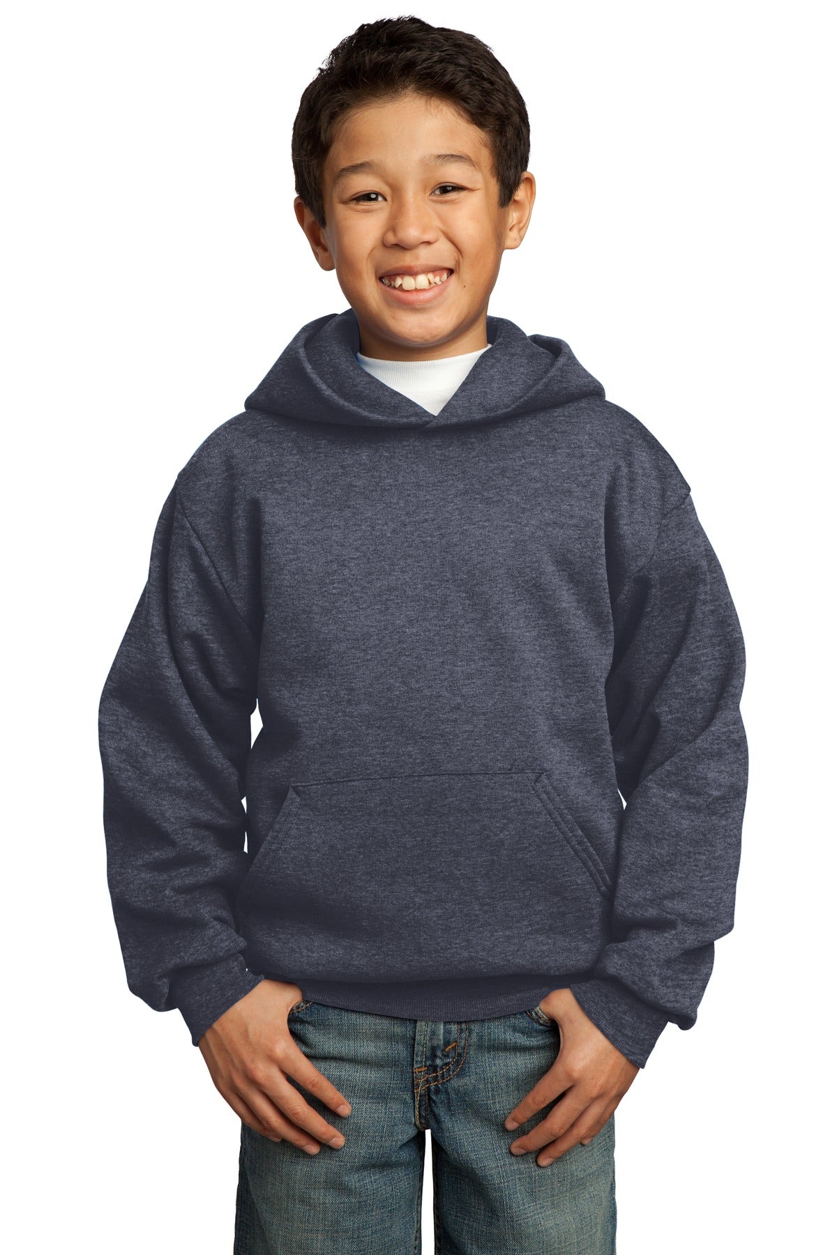 Port & Company ® - Youth Core Fleece Pullover Hooded Sweatshirt. PC90YH