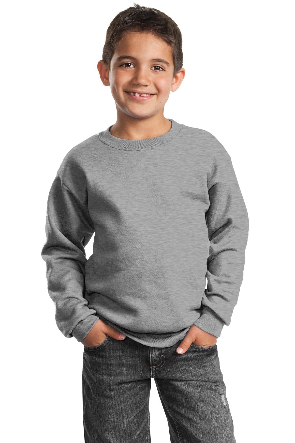 Port & Company ® Youth Core Fleece Crewneck Sweatshirt. PC90Y