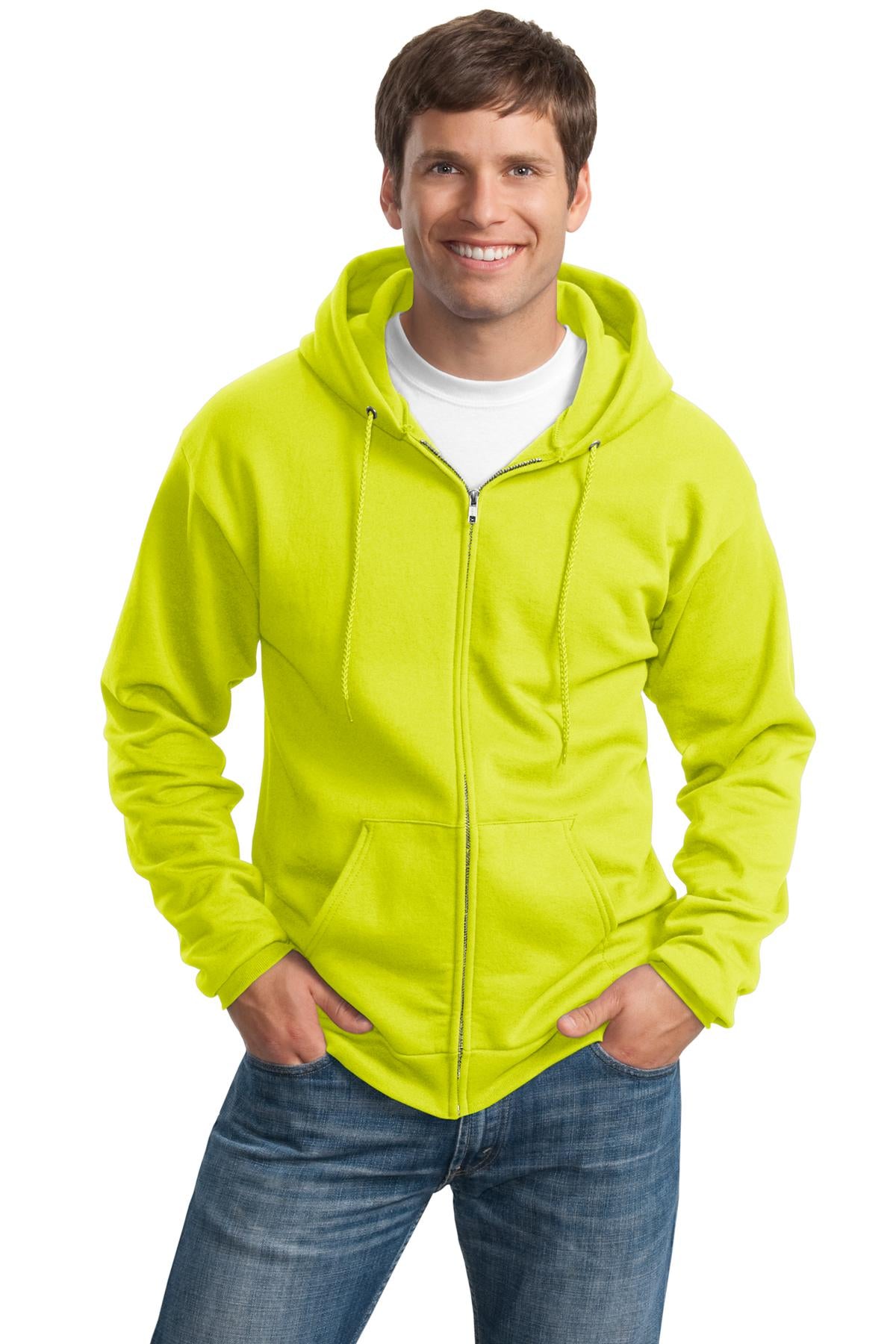 Port & Company ® Tall Essential Fleece Full-Zip Hooded Sweatshirt. PC90ZHT