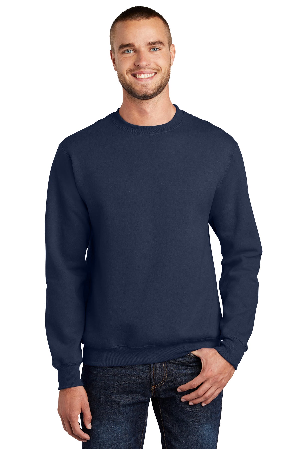 Port & Company ® Essential Fleece Crewneck Sweatshirt. PC90
