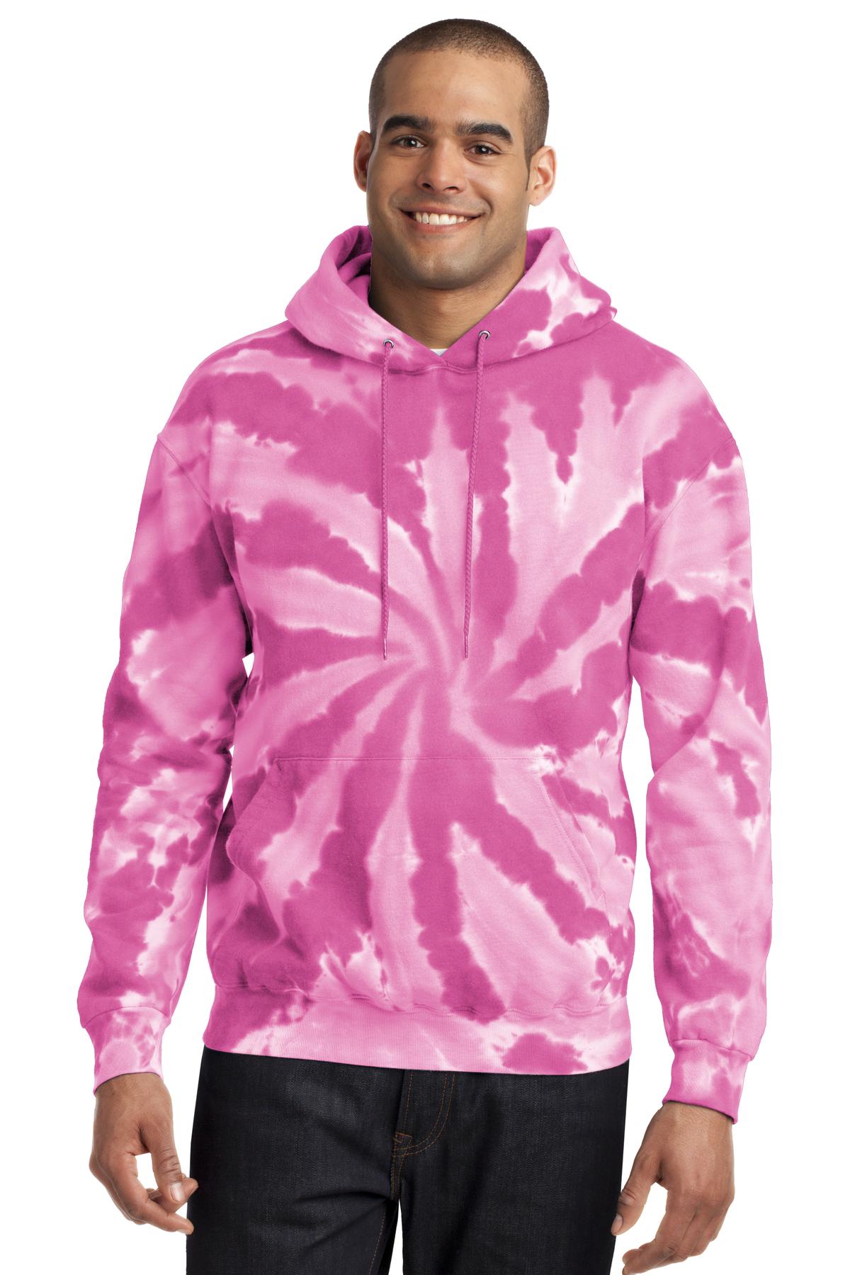 Port & Company ®  Tie-Dye Pullover Hooded Sweatshirt. PC146