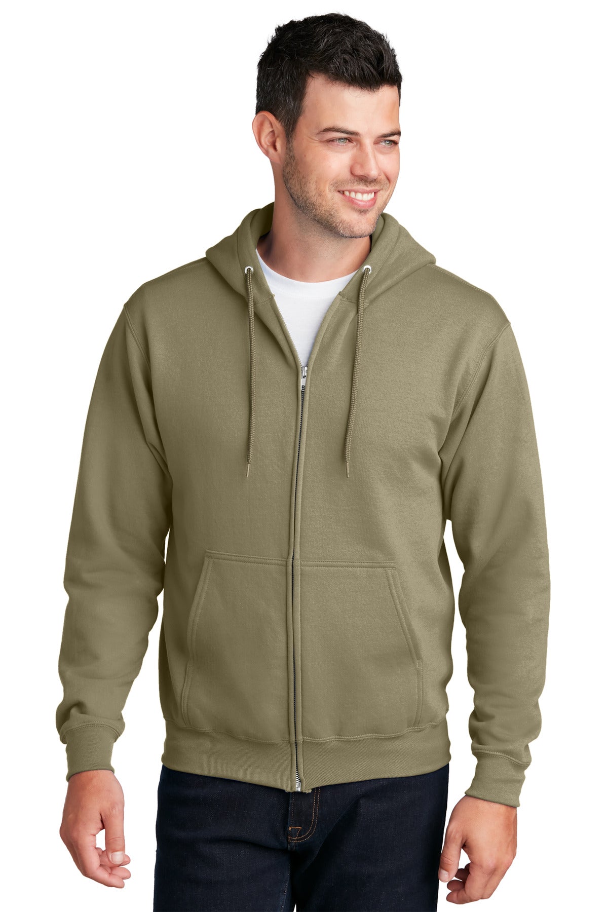 Port & Company ®  - Core Fleece Full-Zip Hooded Sweatshirt. PC78ZH